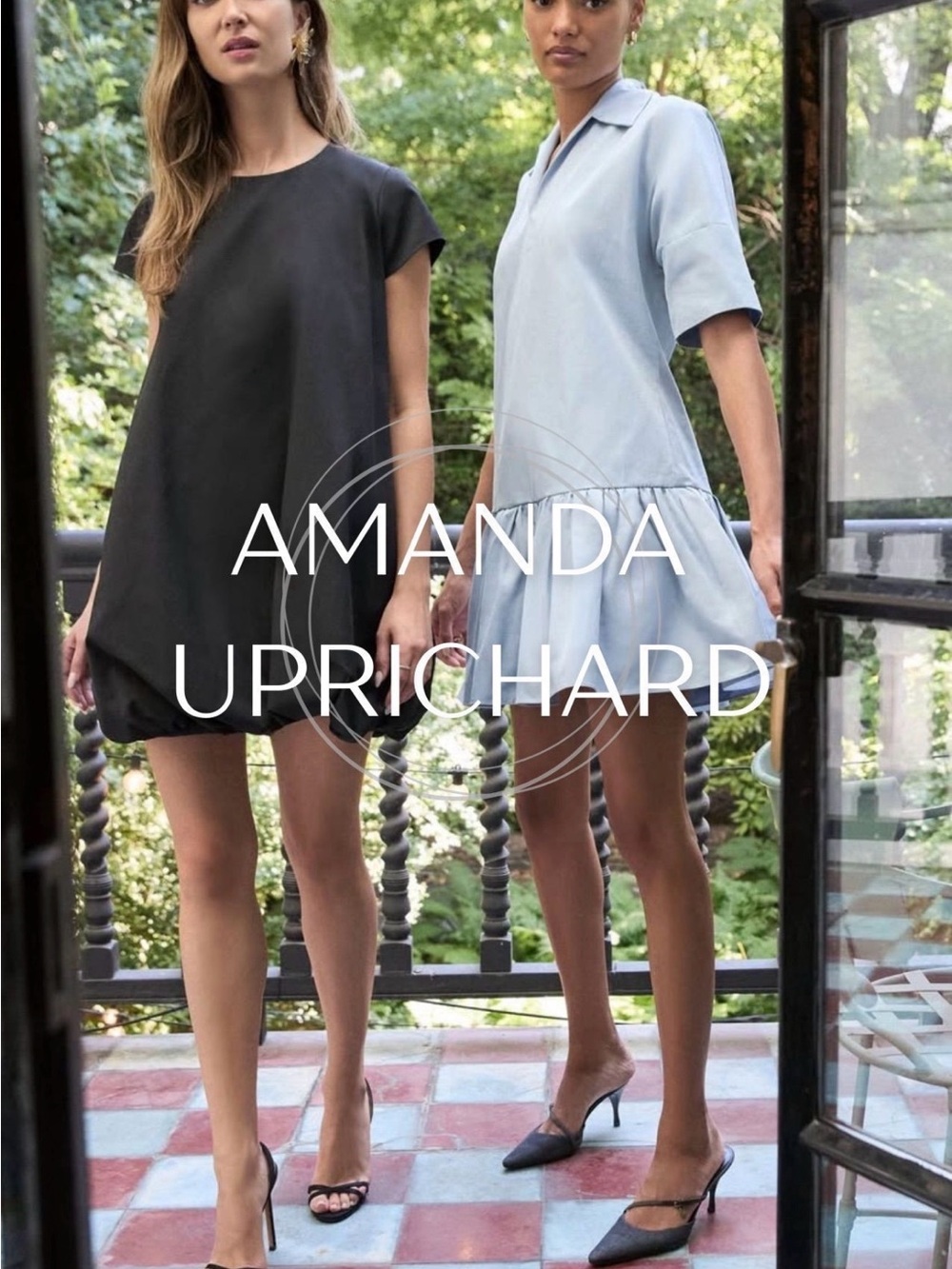 Amanda Uprichard NWT Blue Raina Drop Waist Poplin Mini Dress S